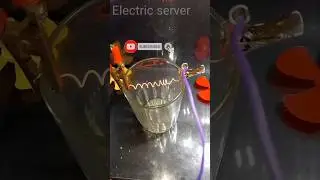 simple water heater / Battery nichrome wire science project/nichrome under water test#shorts#jlcpcb