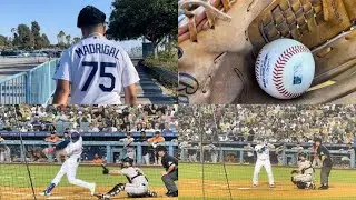 GAMEDAY ! My FIRST Baseball And First Time Behind The Dodgers Dugout THIS Season