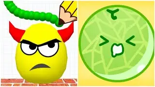 Satisfying Mobile Gameplay 2025 / Draw To Smash vs Melon Maker (Watermelon)...