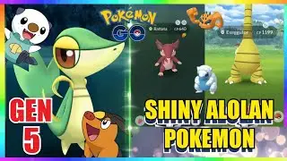 NEW SHINY ALOLAN POKEMON + GEN 5 COMING to Pokemon Go! Pokemon Go 3rd Anniversary