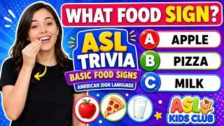 ASL Quiz: Basic food Signs in American Sign Language