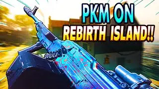 PKM and Welgun On Rebirth Island! ( Warzone - Alcatraz ) Best PKM Loadout!