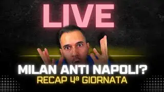 🔴 IL MILAN &Egrave; L'ANTI-NAPOLI⁉️ FURIA TUDOR; IL CARRO DI ALLEGRI; CHIVU vs INZAGHI