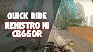 Rehistro ni Honda CB650r | BGC to Emission Testing Center, Pasig | Raw Sound