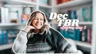 December TBR + my spotify wrapped | vlogmas day 3