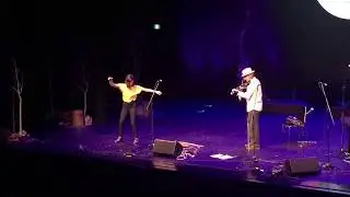 Stephanie Cadman & Daniel Lapp Irish fiddle, stepdancing Improv