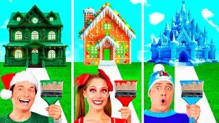 Домики Одного Цвета Челлендж | Дом на Рождество от Parara Best