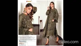 Fepic Rosemeen 66014 Colors Embroidered Heavy Georgette Pakistani Salwar Suit