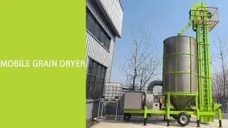 Mobile grain dryer