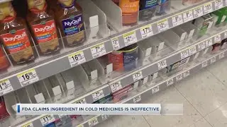 FDA Claims Ingredients In Cold Medicines Is Ineffective