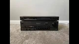 Technics SU-V98 Home Stereo Integrated Amplifier and ST-S98A Synthesizer Radio AM FM Tuner