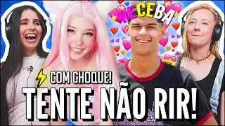 JOVENS REAGEM A DESAFIO SE RIR LEVA CHOQUE - TENTE NÃO RIR #112 -  LUVA DO MULTIVERSO DA NERDISSE