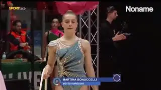Martina Bonuccelli ITA Hoop (27.750) 2025 Serie A1 Italian Club Championship  #rhythmicgymnastics