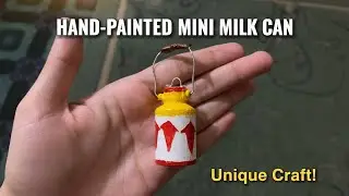 Best way to reuse plastic bottle | Diy Milk Can🥛| Miniature arab diy milk can