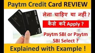 Paytm SBI Credit Card Review in Hindi 🔥🔥 Should you take this card or not ? 🔥🔥