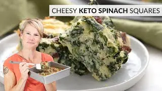 These Spinach Squares are an EASY KETO Appetizer!