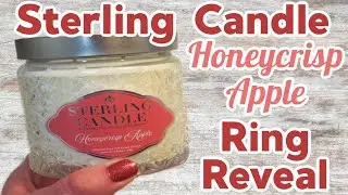 Sterling Candle Ring Reveal - Honeycrisp Apple Candle!