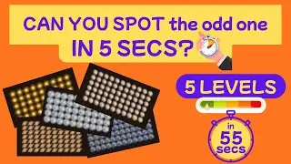 Can you find all 5 odd one? #challenge #findtheoddoneout #eyetestchallenge