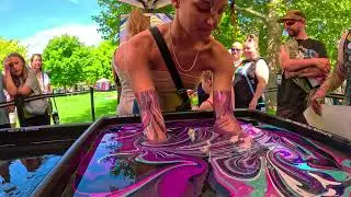 Body Marbling Dip by BLVisuals @ Return to the River Festival - Grand Rapids, MI 2024