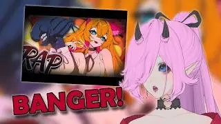 DEMON VTUBER REACTS | REZE RAP | 