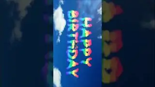 &ldquo;Happy Birthday 🎉 | Fighter Jet Sky Show ✈️ | Rainbow Smoke Cinematic Video&rdquo;