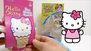 Super Magic Sand & Hello Kitty Ice Cream Beach Set Toys