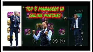 TOP 5 MANAGERS IN ONLINE MATCHES || PES 2020 MOBILE
