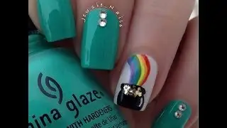 St Paddy's Day Nail Art--Pot of Gold