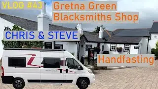 GRETNA GREEN BLACKSMITH SHOP HANDFASTING CEREMONY for CHRIS and STEVE