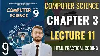 Class 9 Computer Science | Chapter 3 - Lecture 11 | HTML, CSS, JavaScript Basics | #class9computer
