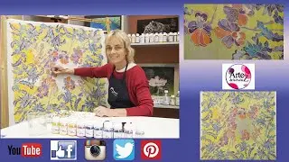 Pintura sobre seda natural-Conny + Plantec