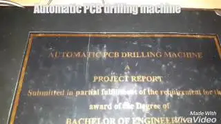 svpm  PCB drilling machin svpm coe Baramati #beprojects #embedded #projects