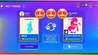 Trading my pet blob with another legendary pet but failed to have a legendary pet 😔 😕