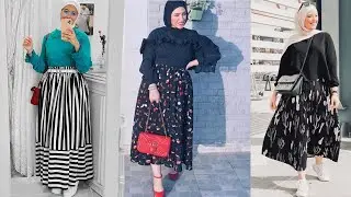 5 Model Rok Panjang untuk Hijaber BERTUBUH GEMUK & PERUT BUNCIT