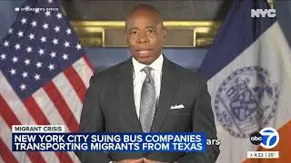 New York City seeks $708M from companies busing migrants to city