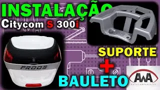 Instala&ccedil;&atilde;o de Suporte e Bauleto para Citycom S 300 i / Fa&ccedil;a Voc&ecirc; Mesmo
