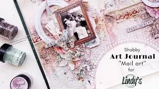 Shabby art journal by Noura Pompilla