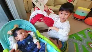 6歲差育兒｜媽媽產假結束回去上班｜2個孩子跟爸爸的一天｜家有嫩嬰日常