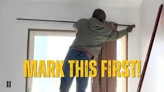 $60 Sliding Door Makeover: Thermal Curtains & Rod Installation Tutorial