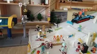 Modellskigebiet Heutal Rundumblick am 1.12.25 bei Skibetrieb.