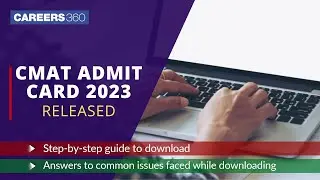 CMAT Admit Card 2023 Out: How to download | CMAT Exam 2023