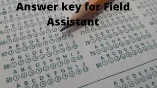 OFDC Field Assistant Answer key ||