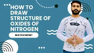 how to draw structure of oxides of nitrogen #tricks #chemistryeducation
