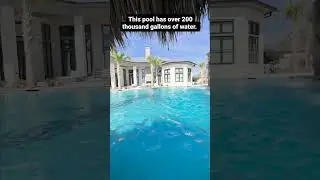 This pool has over 200 thousand gallons of water. #insanepools  #poolbuilders #construction
