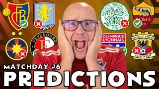 2025-26 Europa League | Match #6 | Predictions