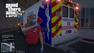Gta 5 Lspdfr Playing As Female AMR EMS - First Responder/Paramedic Mods #lspdfr #gta5 #gta