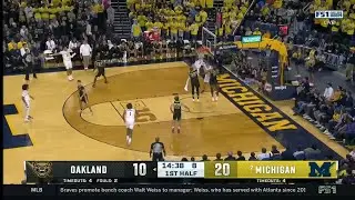 Morez Johnson Spins and Slams vs. Oakland | Michigan Basketball