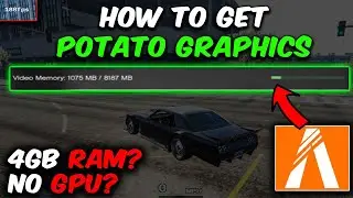 How To Get Potato Graphics in FiveM (GTA 5) 4gb RAM, No GPU, Intell HD Graphics