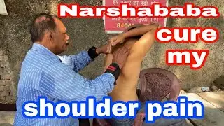 Narshababa back body and shoulder pain relief massage by Indian street massager(narshababa)//asmr