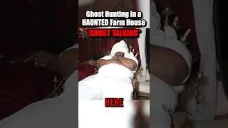 Ghost Hunting In A HAUNTED Farm House... #shorts #ghosthunting
